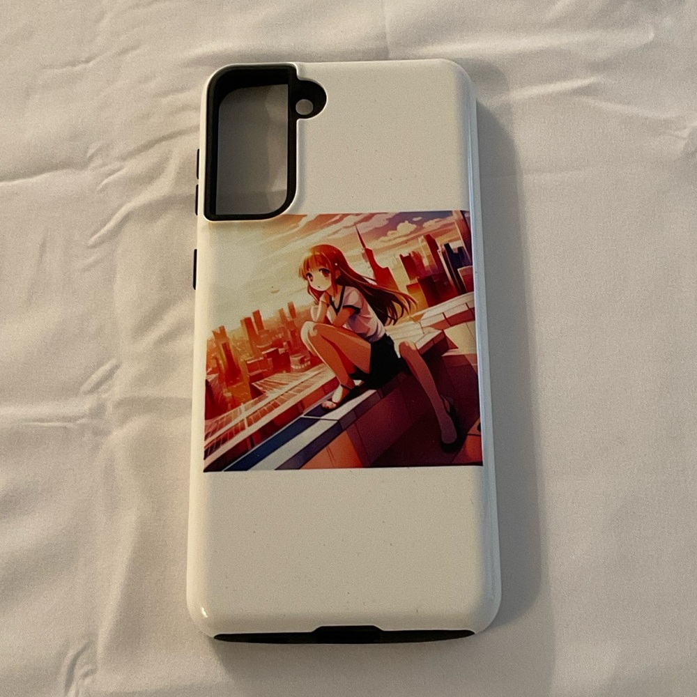 Samsung Galaxy SG21P- Anime Design Phone Case - White